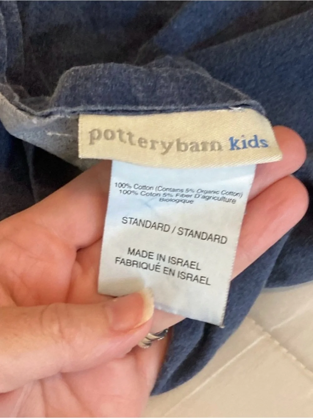 5 PC Pottery Barn kids Shark Duvet Set